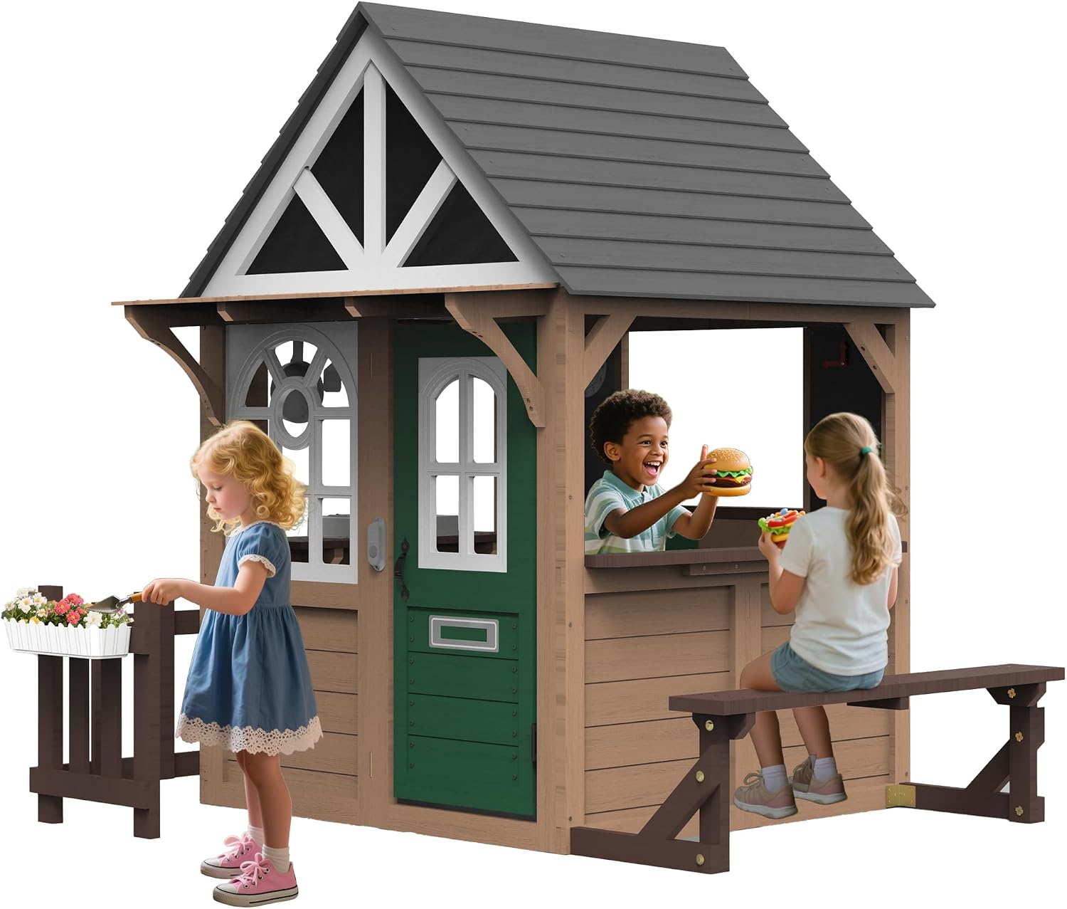 Kids Outdoor Playhouse - Seizeen Çocuklar İçin Açık Hava Oyun