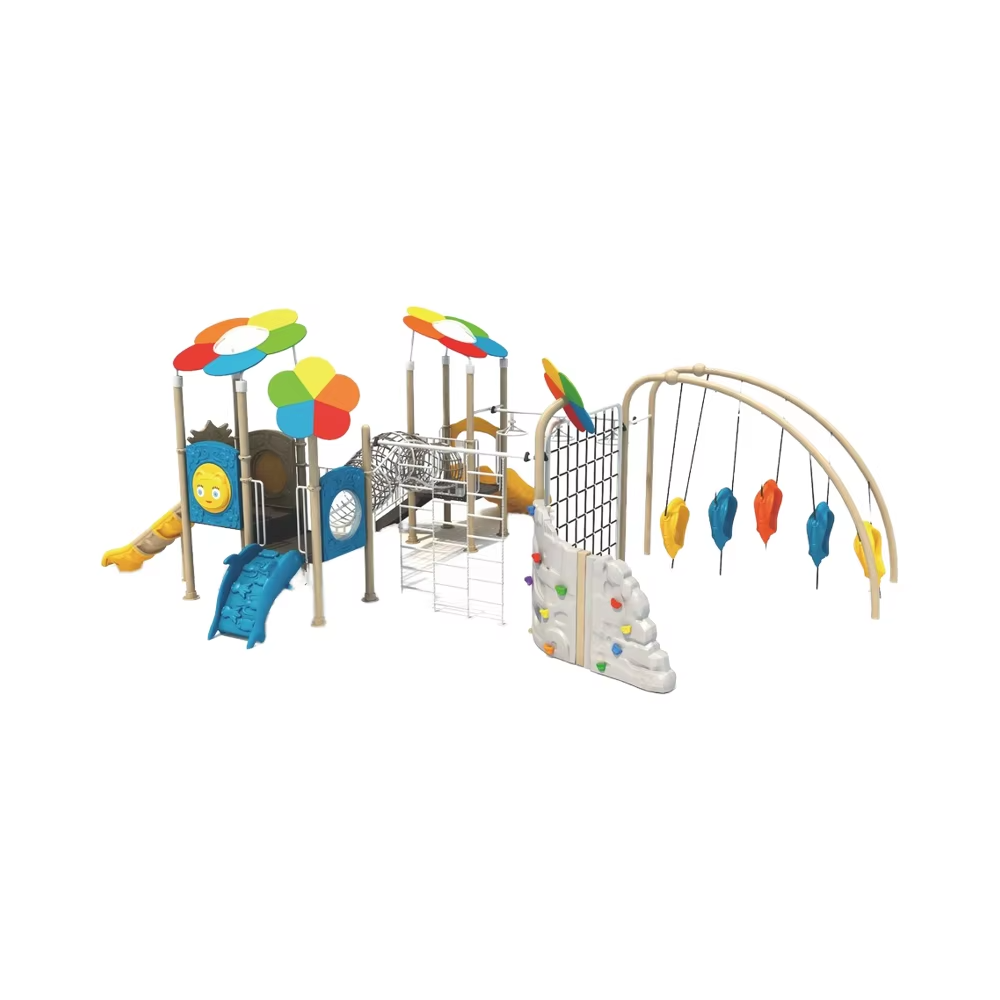 Kids Outdoor Jungle Gym With Slide - Çocuklar İçin Açık Hava Oyun Alanı