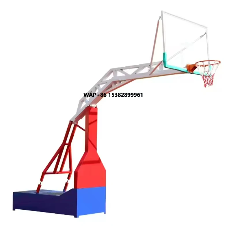 Basketball Hoop Outdoor - Taşınabilir Ayarlanabilir Basketbol Potası, Temperli Cam