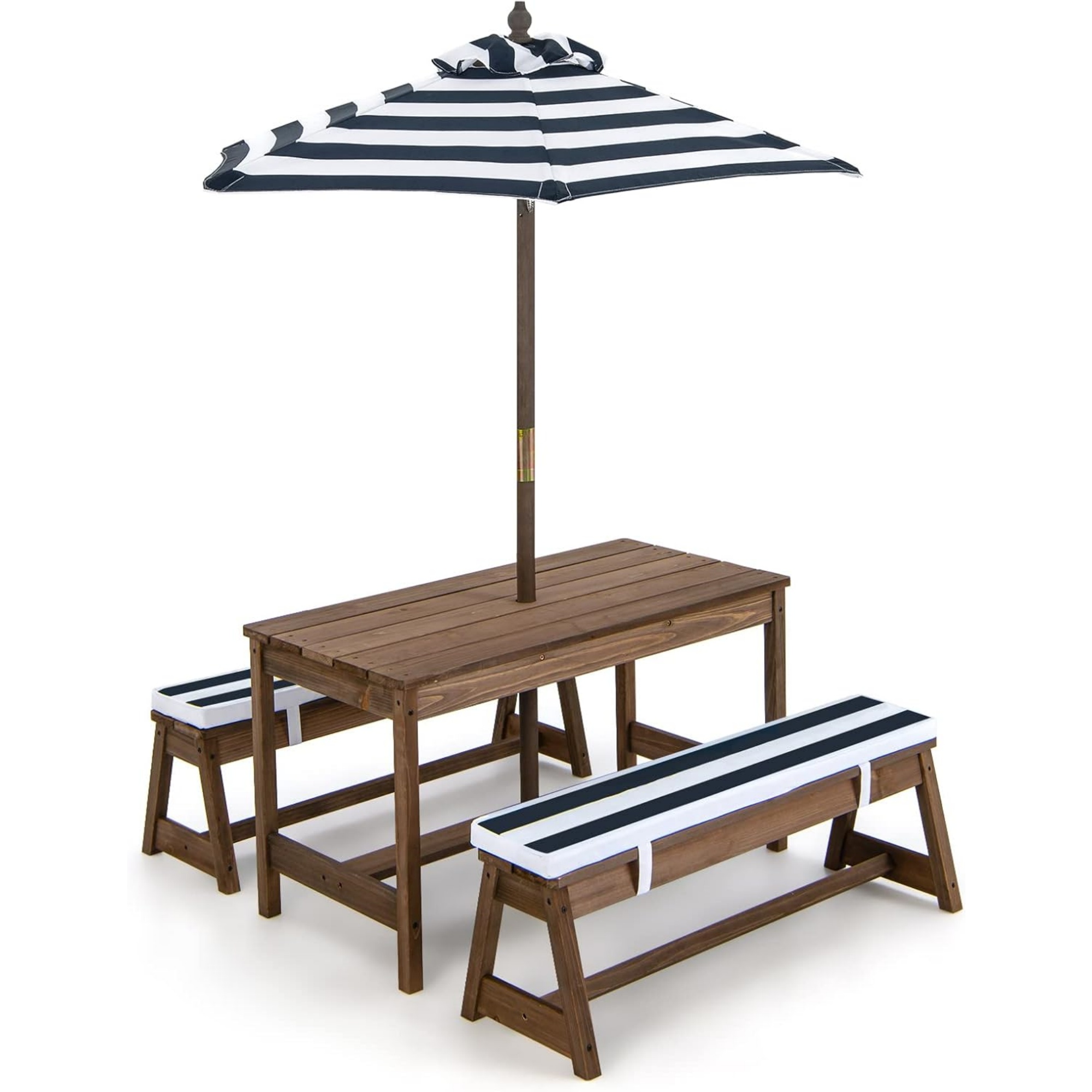 Kids Outdoor Umbrella For Table - Çocuk Piknik Masası, Şemsiyeli Katlanabilir, Bahçe
