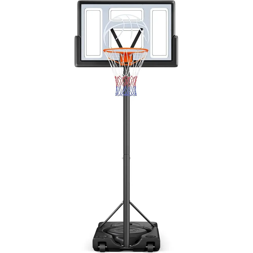 Basketball Hoop Outdoor - Çocuklar ve Yetişkinler için Ayarlanabilir Taşınabilir