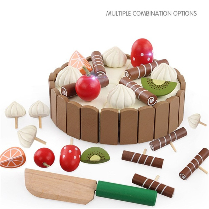 Kids Outdoor Mud Kitchen Accessories - Ahşap Çocuk Mutfak Oyuncaklar Oyuncaklar Kesme