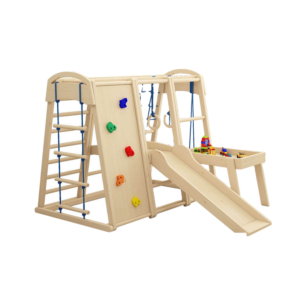 Kids Outdoor Wooden Climbing Frame - İç ve Dış Mekan Ahşap Çocuk
