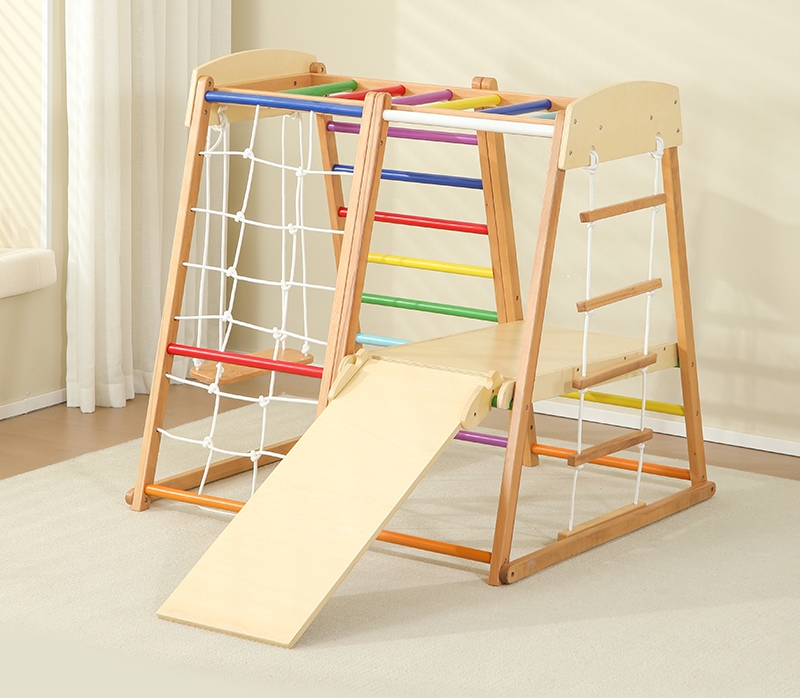 Kids Outdoor Wooden Climbing Frame - Çocuklar İçin Açık ve Kapalı Alan