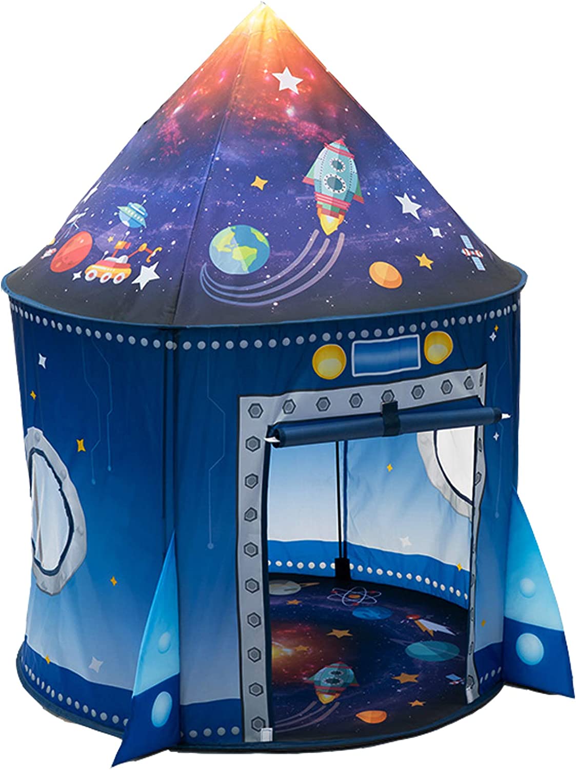 Kids Outdoor Teepee - Roket Gemi Çocuk Çadırı Pop Up