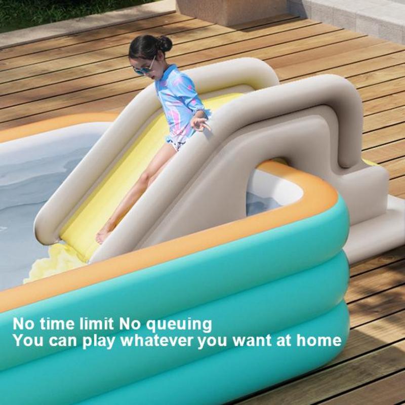 Kids Outdoor Playground - Şişme su kaydırağı çocuklar yüzme su