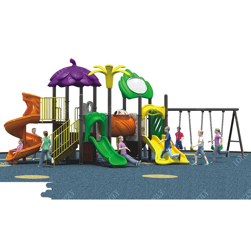 Kids Outdoor Swing And Slide - LLDPE Çok Amaçlı Çocuk Kaydırağı, Bahçe,