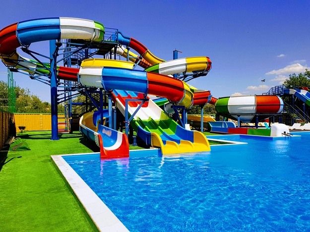 Outdoor Children'S Park - Açık Hava Su Parkı Ekipmanları Çocuklar