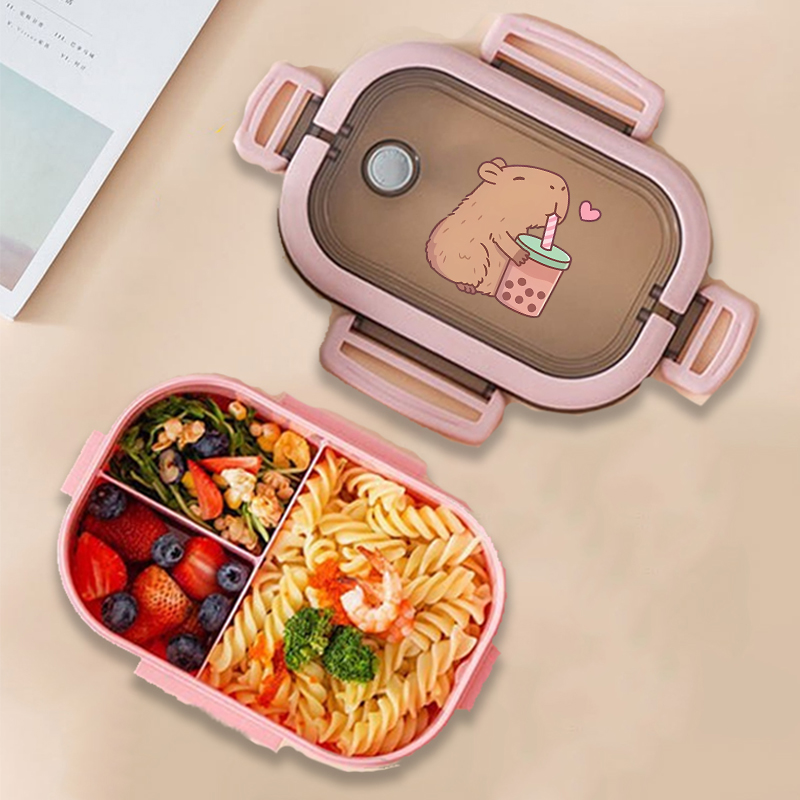 Kids Outdoor Mud Kitchen Accessories - Kapibara Bento Öğle Yemeği Kutusu Anime
