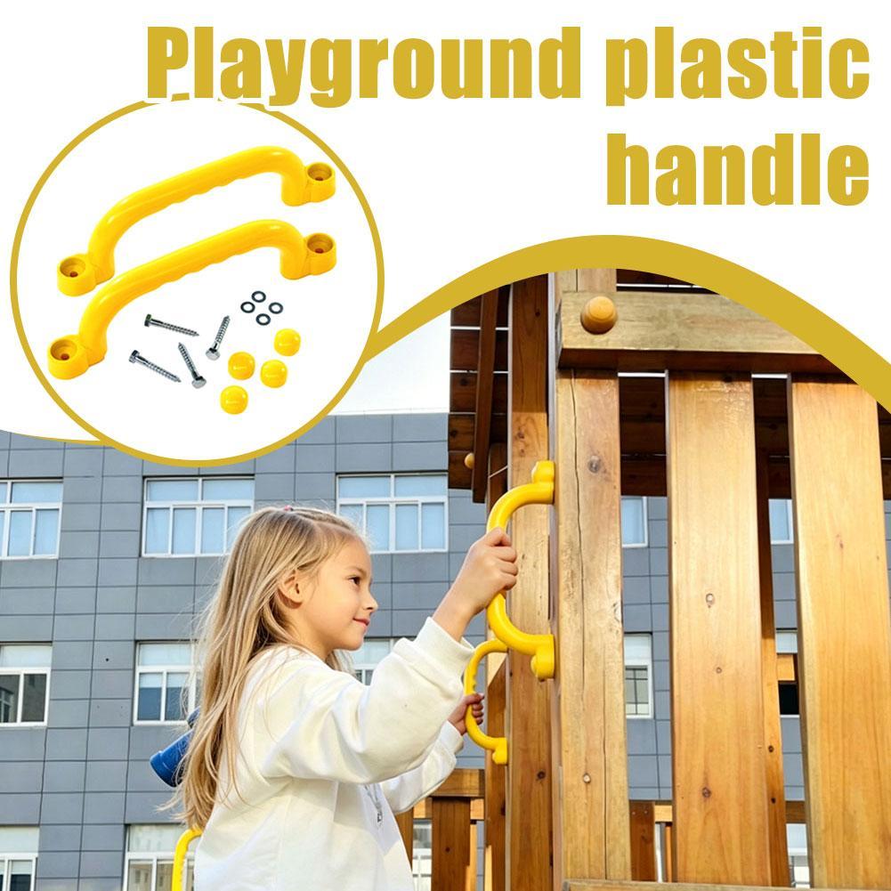 Kids Outdoor Playhouse - Oyun alanı güvenlik kolları tırmanma çerçevesi