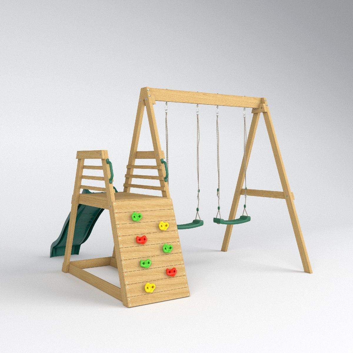 Kids Outdoor Swing And Slide - 2026 Jungle Gym Kaydırak Salıncak Bahçe