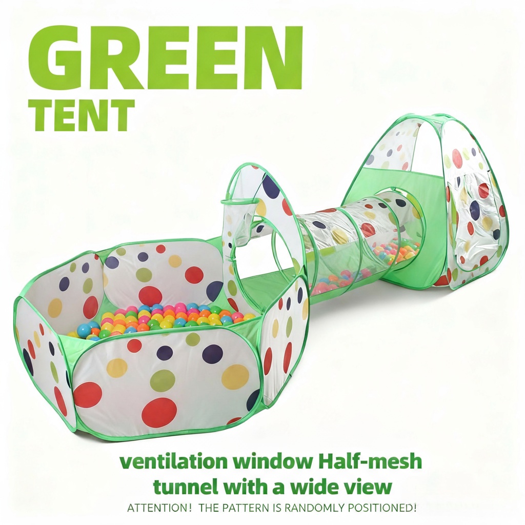 Kids Outdoor Teepee - Çocuk Oyun Çadırı, Oyuncak Top Havuzu