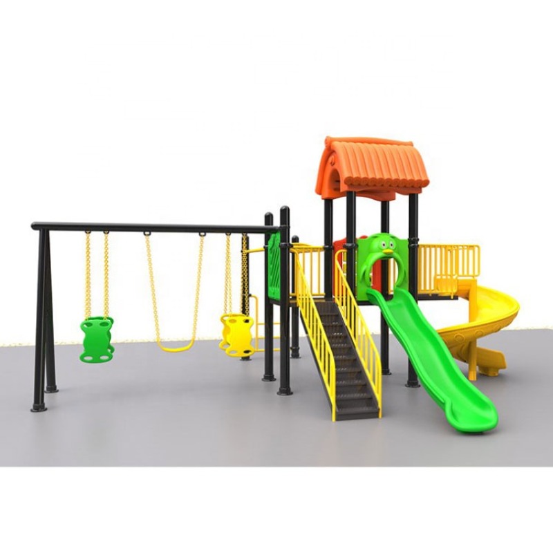 Kids Outdoor Swing And Slide - Toptan Düşük Fiyatlı Açık Hava Eğlence