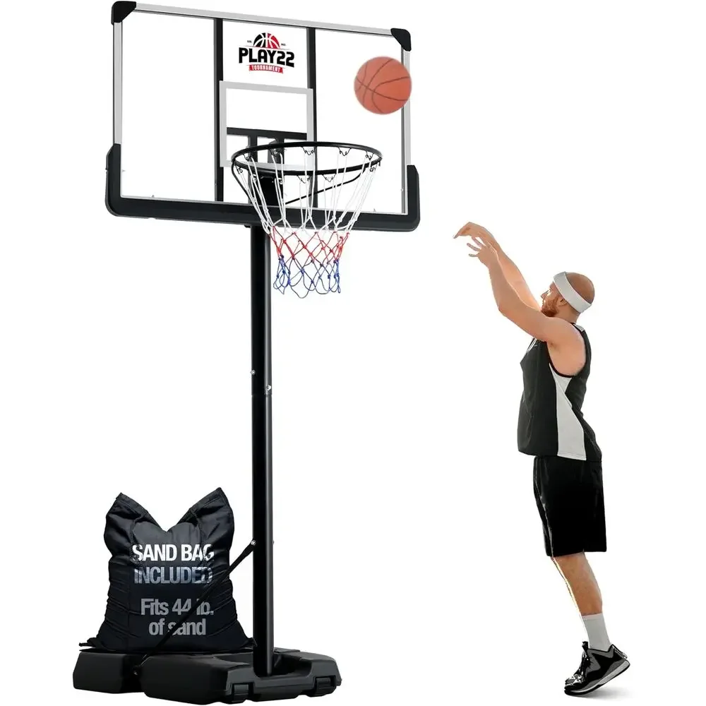 Basketball Hoop Outdoor - Çocuklar ve Yetişkinler için Ayarlanabilir 44