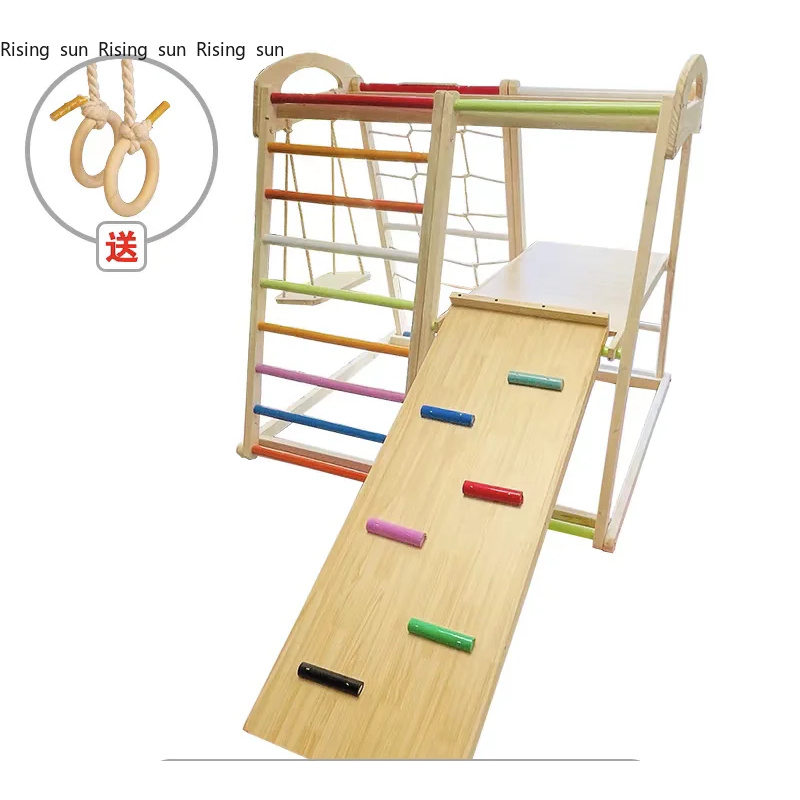 Kids Outdoor Wooden Climbing Frame - Ahşap Tırmanma Çerçevesi Kapalı Oyun Alanı