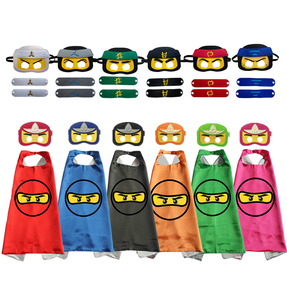 Kids Outdoor Ninja Equipment - Ninja Çocuk Doğum Günü Pelerini Kişiselleştirilmiş
