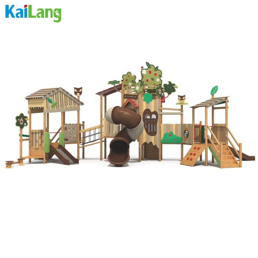 Outdoor Children'S Park - Orman Bahçesi Ahşap Eğlence Parkı Çocuklar
