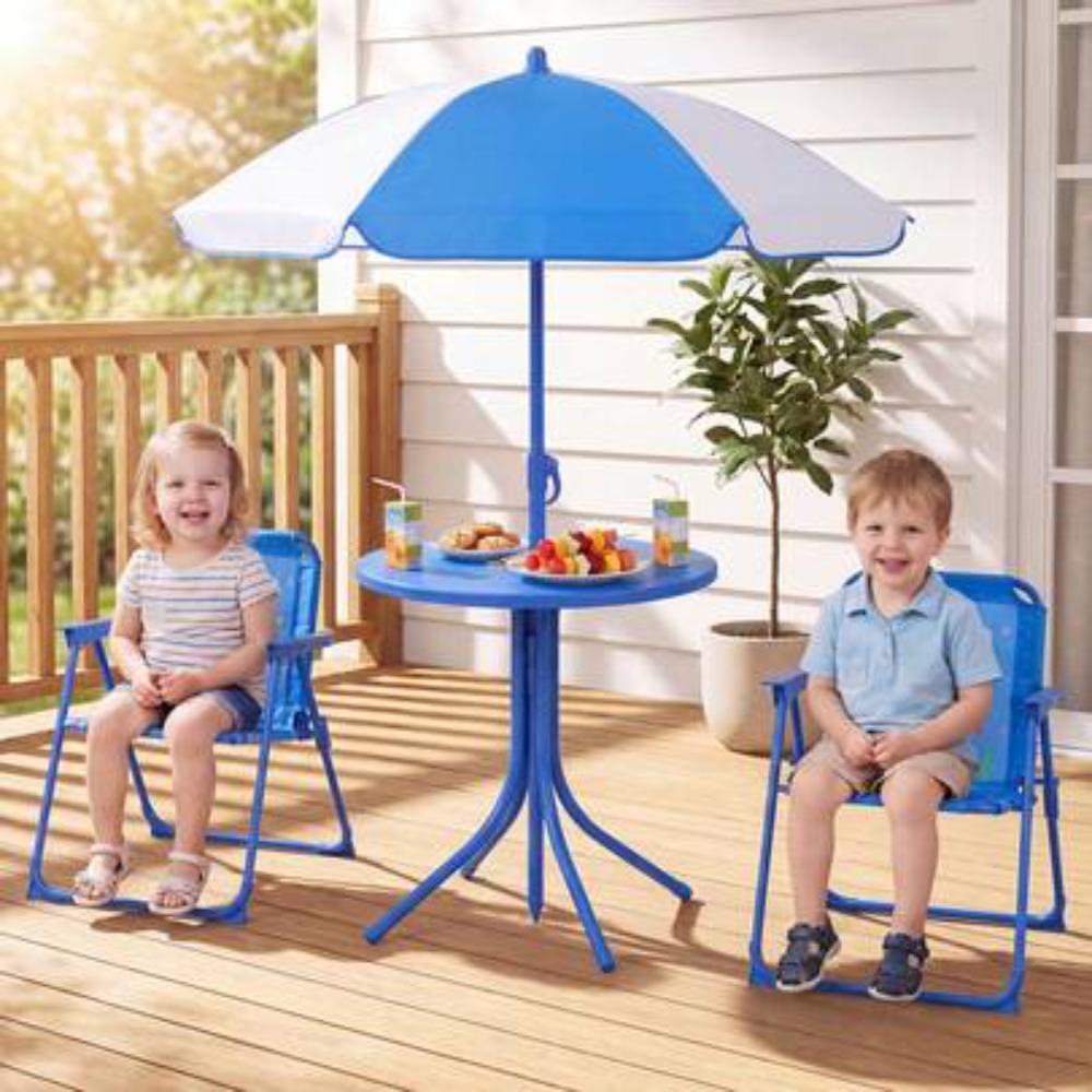 Kids Outdoor Umbrella For Table - Çocuk Piknik Masası Açık Hava Seti,