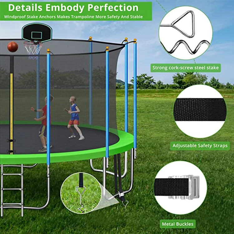 # 14FT Yuvarlak Yaysız Trambol - Kids Outdoor Net incelemesi ve fiyatı