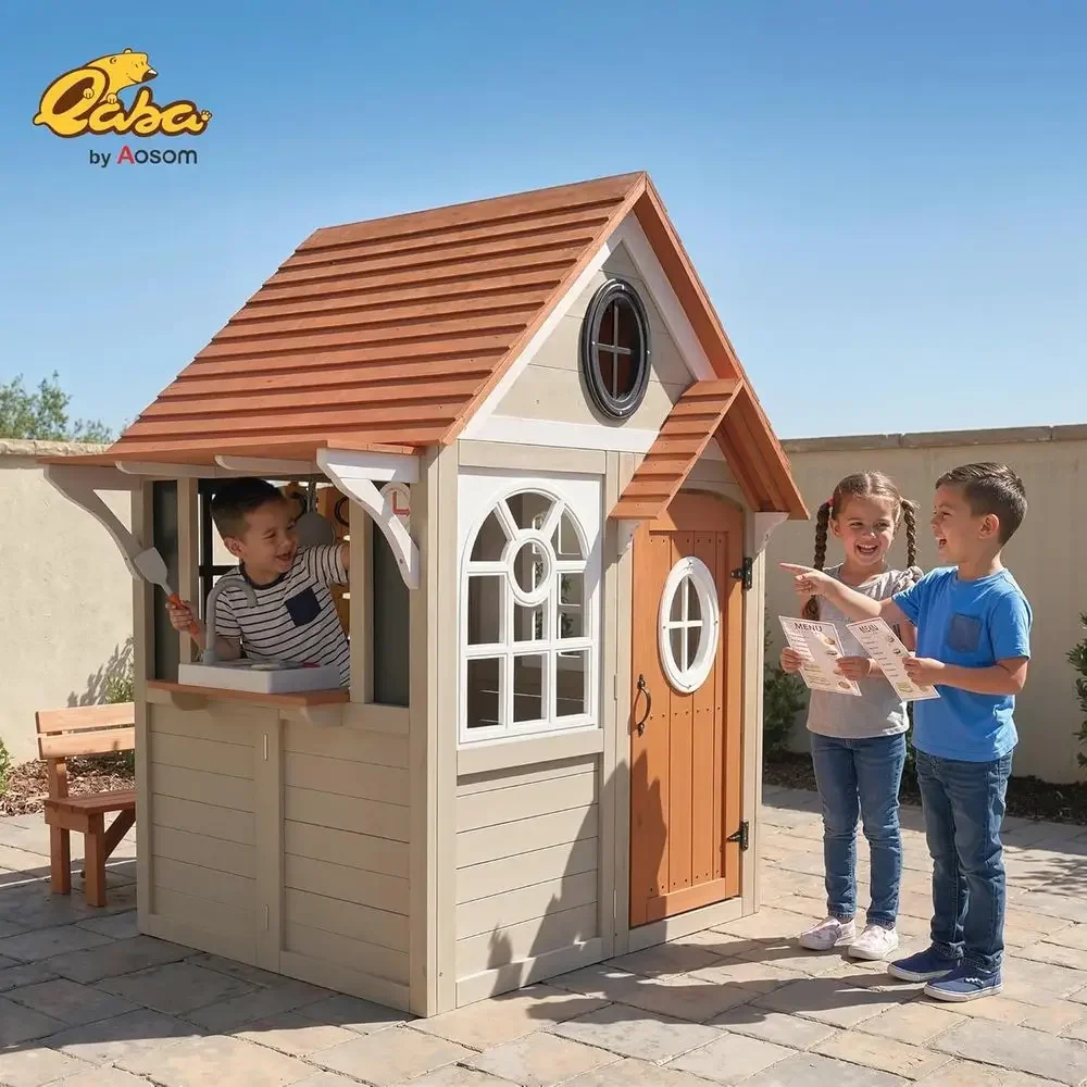 Qaba Açık Hava Oyun Evi, Köpek - Qaba Kids Outdoor Playhouse incelemesi ve fiyatı