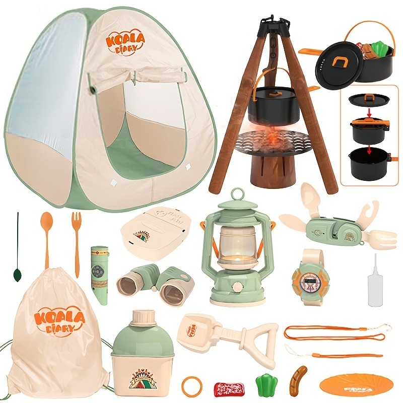 Çocuklar Kamp Seti Oyuncak Açı - Kids Outdoor Teepee incelemesi ve fiyatı
