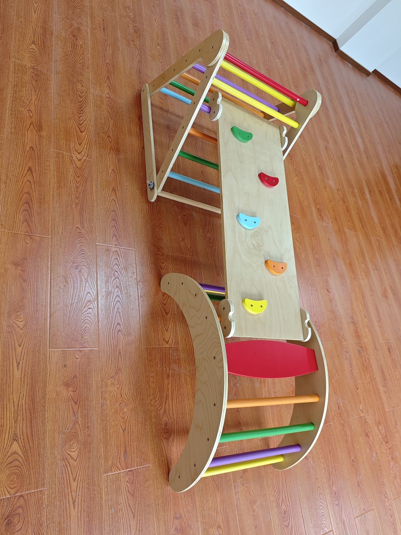 Sıcak Satış 3'ü 1 Arada Montes - Kids Outdoor Wooden Climbing Frame incelemesi ve fiyatı