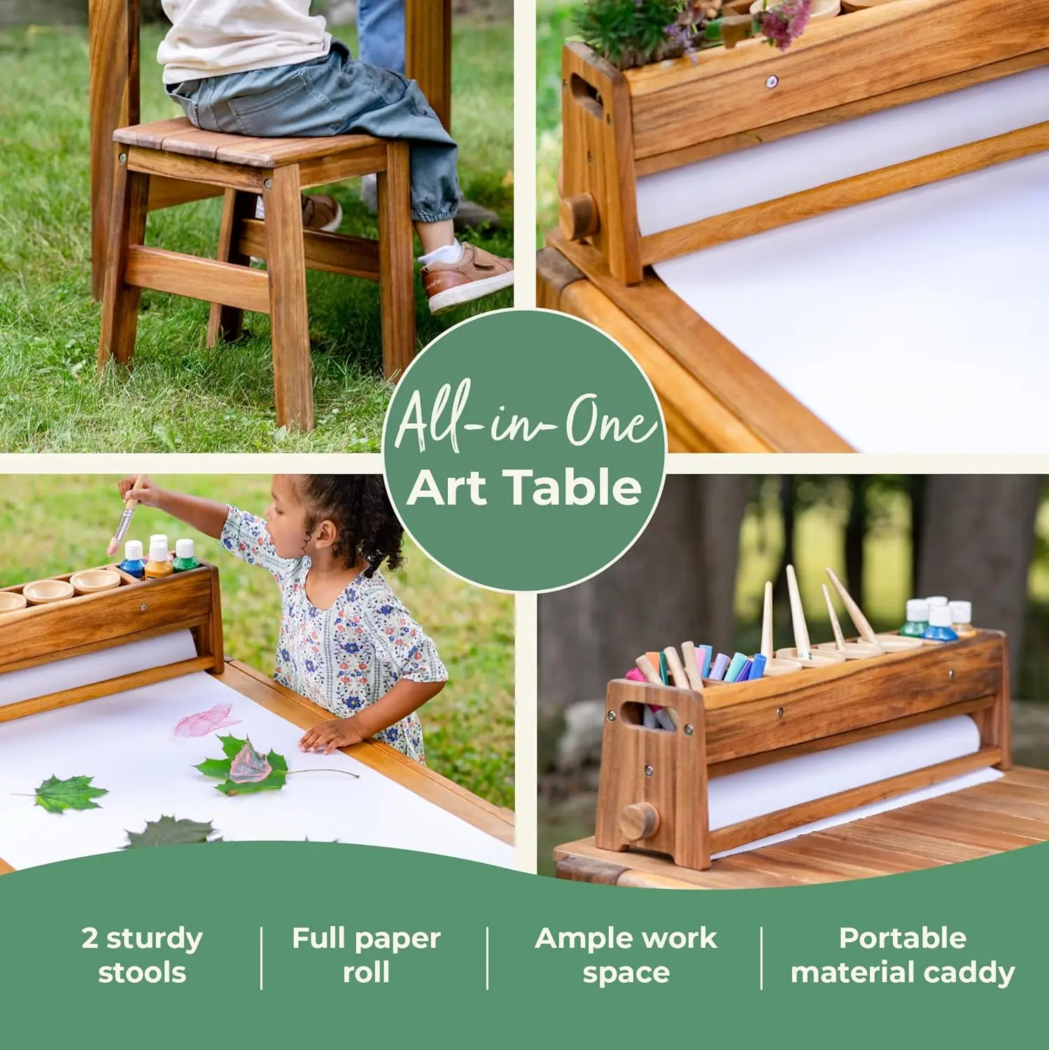 Acadia Açık Hava Sanat Masası  - Kids Outdoor Table And Chairs incelemesi ve fiyatı