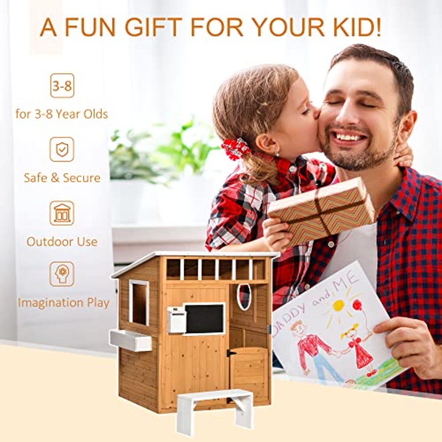 Çocuklar İçin Çalışan Kapılı,  - Kids Outdoor Playhouse incelemesi ve fiyatı