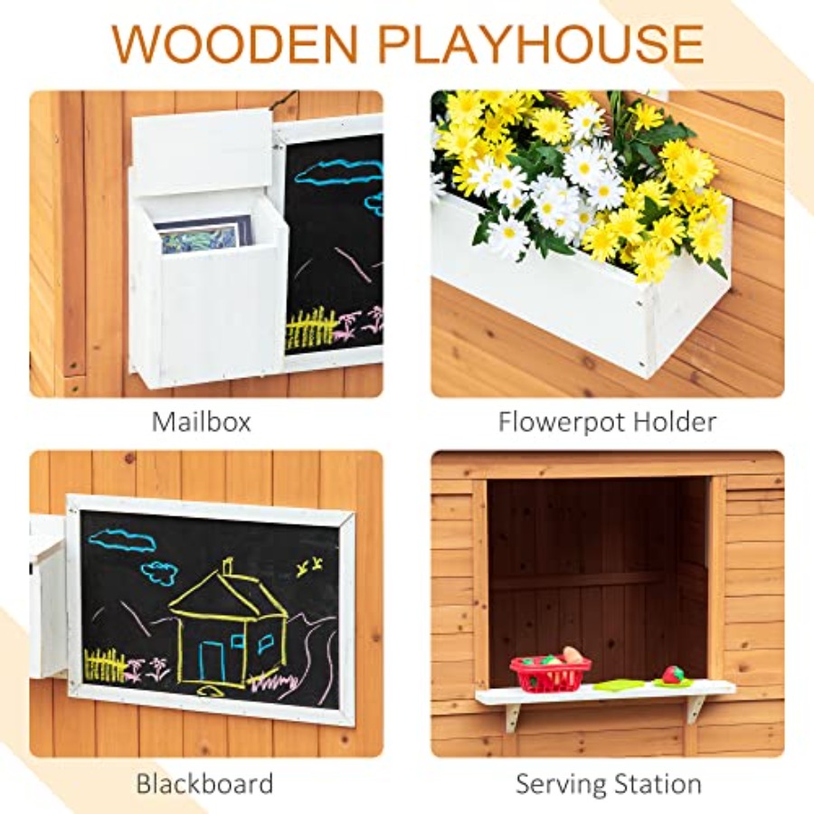 Çocuklar İçin Çalışan Kapılı,  - Kids Outdoor Playhouse incelemesi ve fiyatı