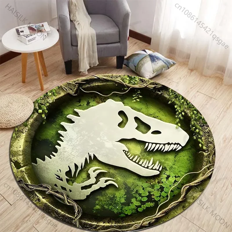 HD 3D Dinozor Baskı Yuvarlak H - Kids Outdoor Mat Waterproof incelemesi ve fiyatı