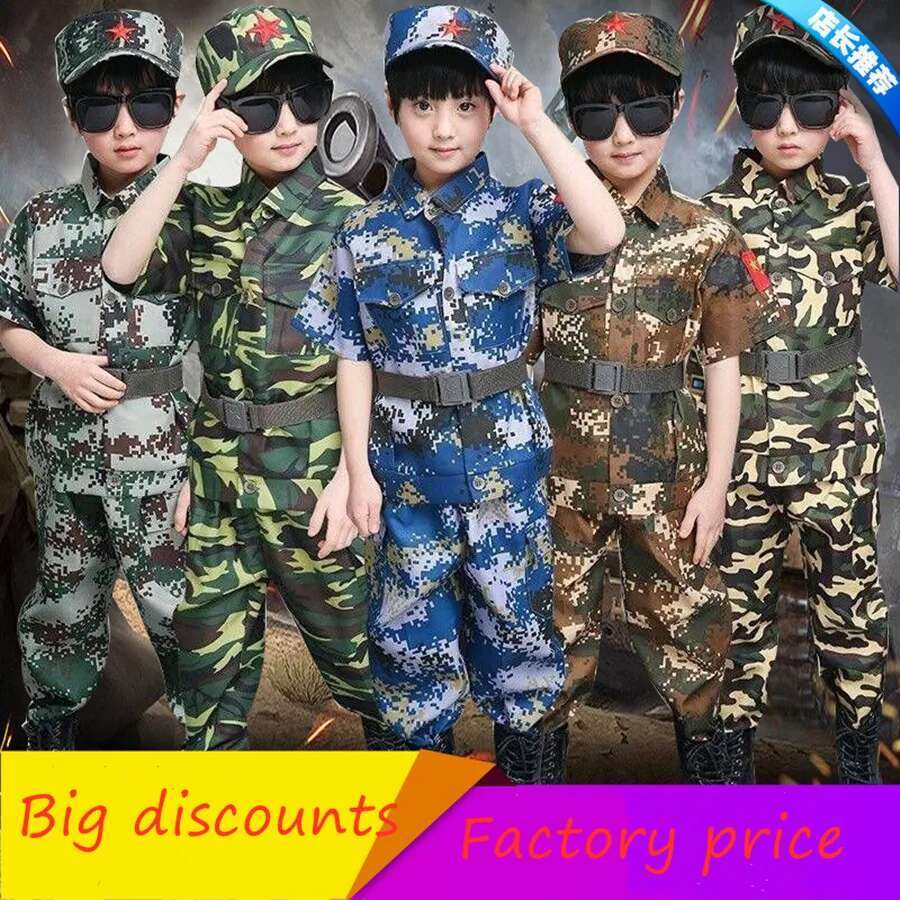 Erkek kız Askeri Eğitim Ünifor - Kids Outdoor Ninja Equipment incelemesi ve fiyatı