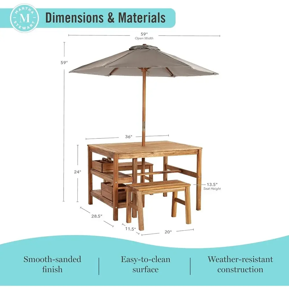 Çocuklar için Açık Hava Sandık - Kids Outdoor Umbrella For Table incelemesi ve fiyatı