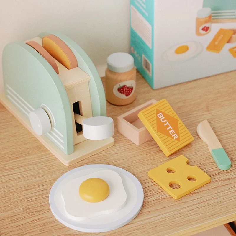 Ahşap Simülasyon Tost Makinesi - Kids Outdoor Mud Kitchen Accessories incelemesi ve fiyatı