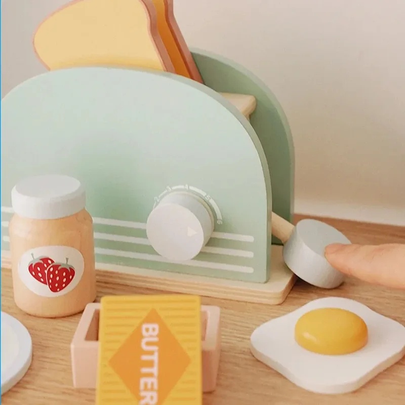 Ahşap Simülasyon Tost Makinesi - Kids Outdoor Mud Kitchen Accessories incelemesi ve fiyatı