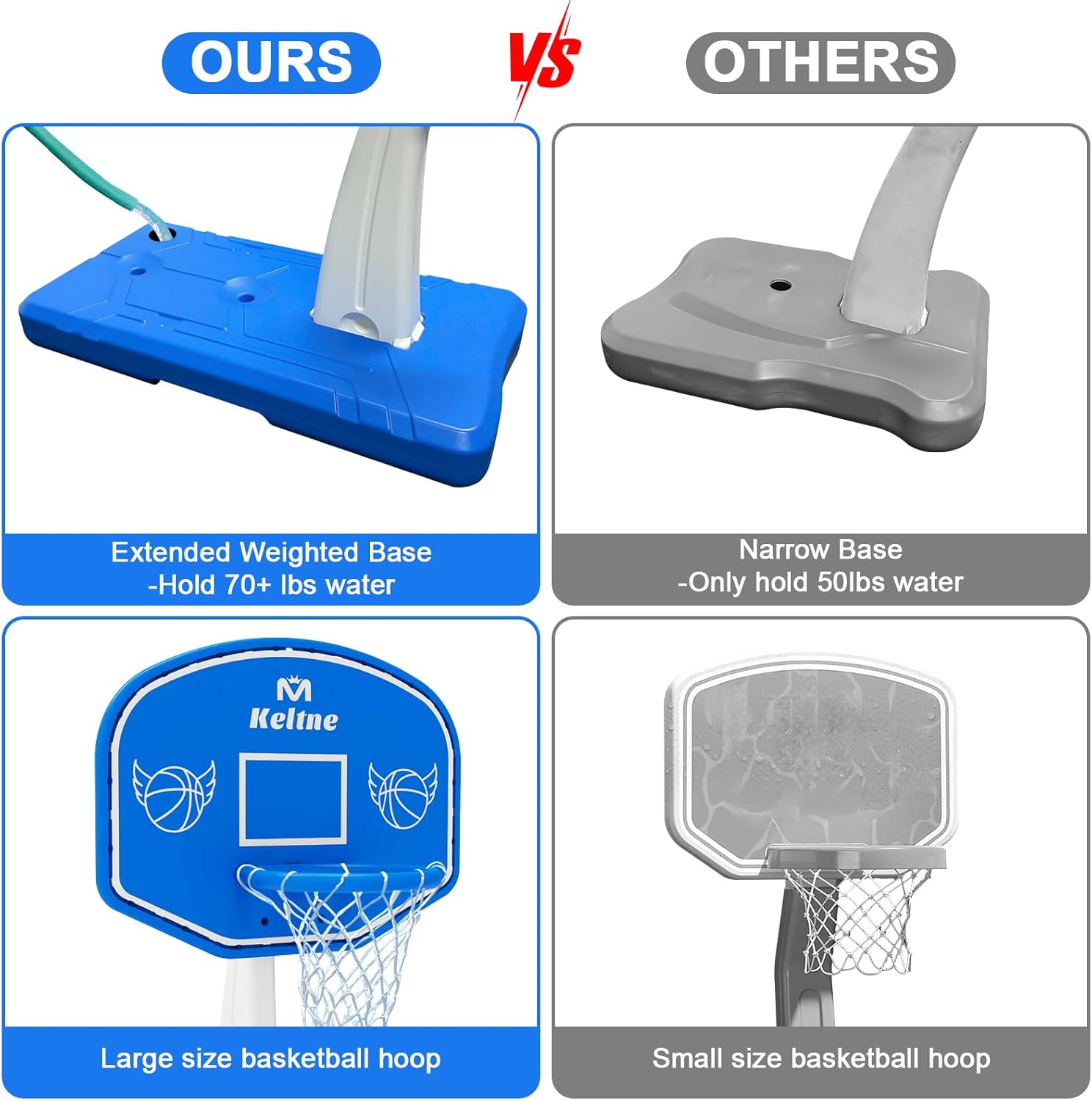 Genişletilmiş Sağlam Tabanlı B - Basketball Hoop Outdoor incelemesi ve fiyatı