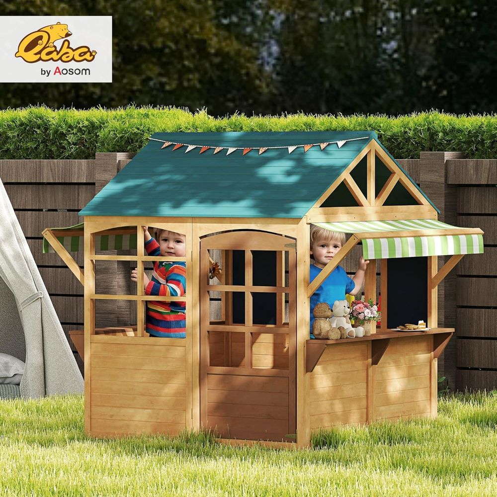 Qaba katlanabilir açık hava oy - Qaba Kids Outdoor Playhouse incelemesi ve fiyatı