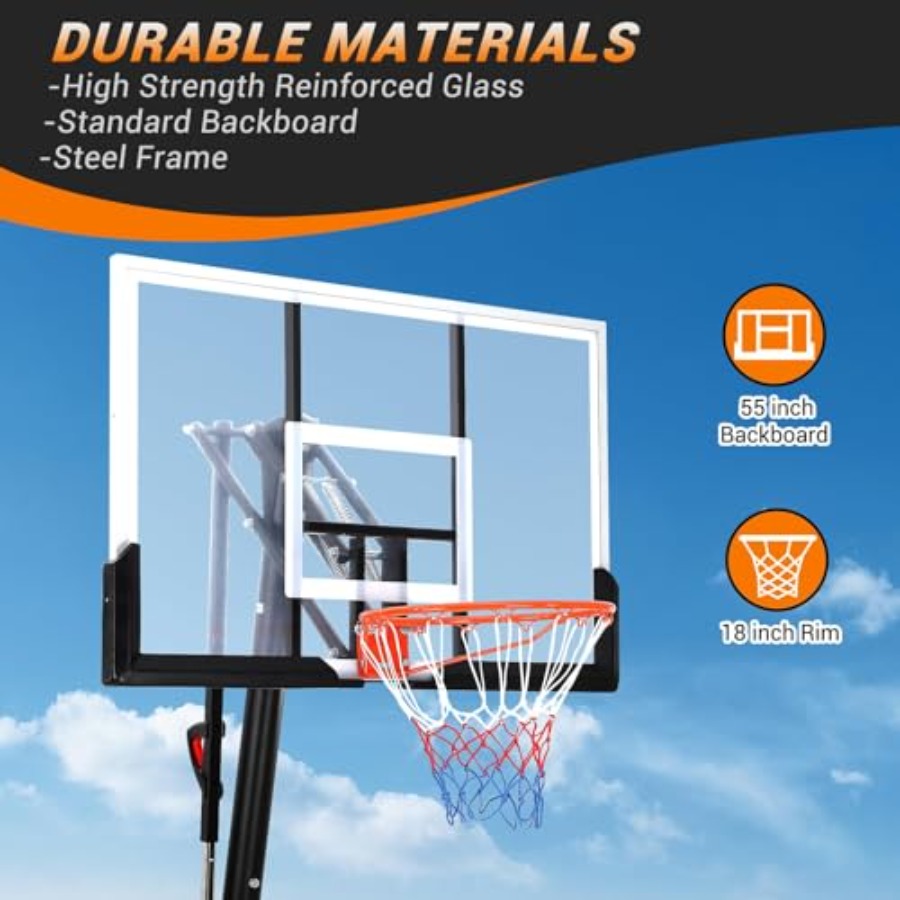 Ayarlanabilir yüksekliğe sahip - Basketball Hoop Outdoor incelemesi ve fiyatı