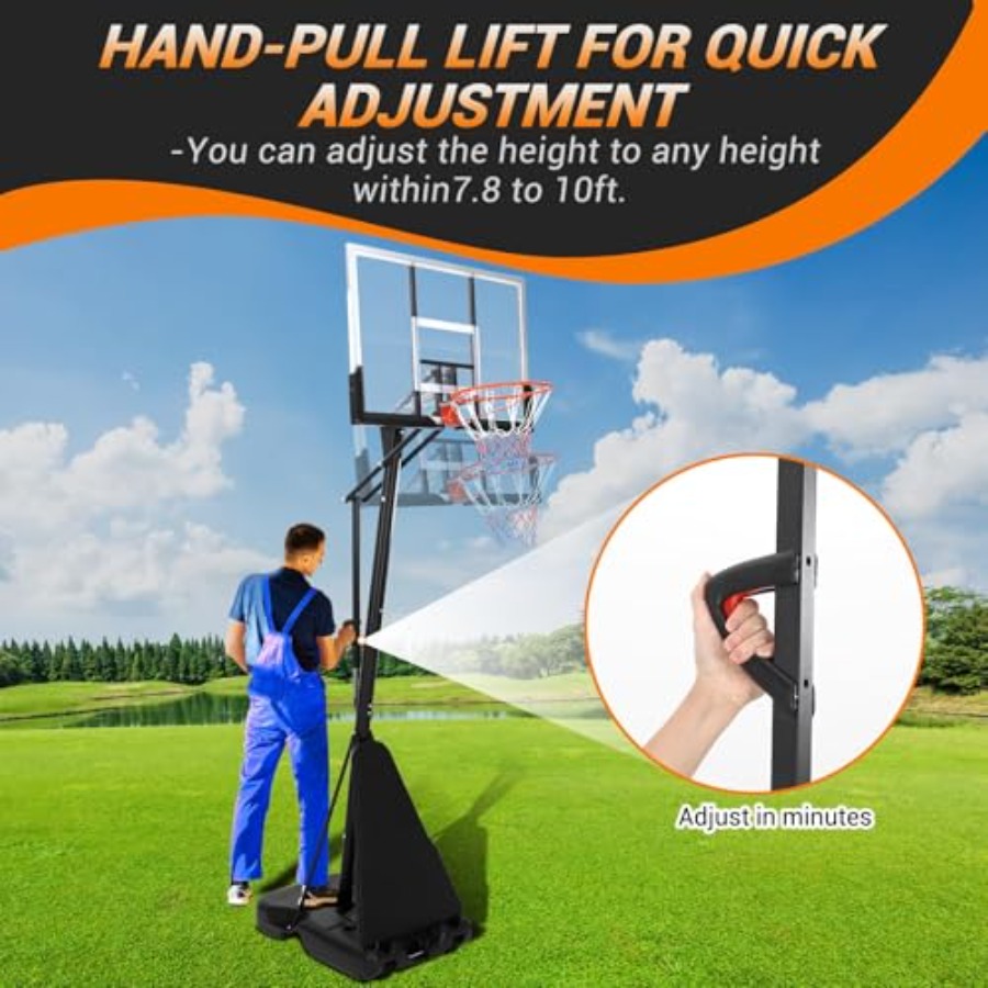 Ayarlanabilir yüksekliğe sahip - Basketball Hoop Outdoor incelemesi ve fiyatı