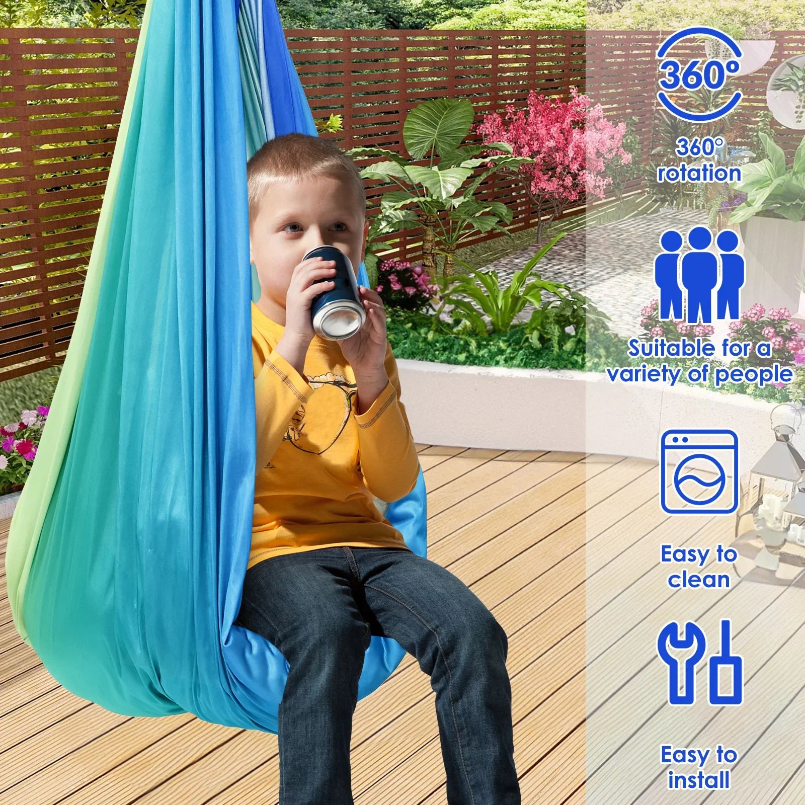 Duyusal Salıncak Rahat Çocukla - Kids Outdoor Swing And Slide incelemesi ve fiyatı
