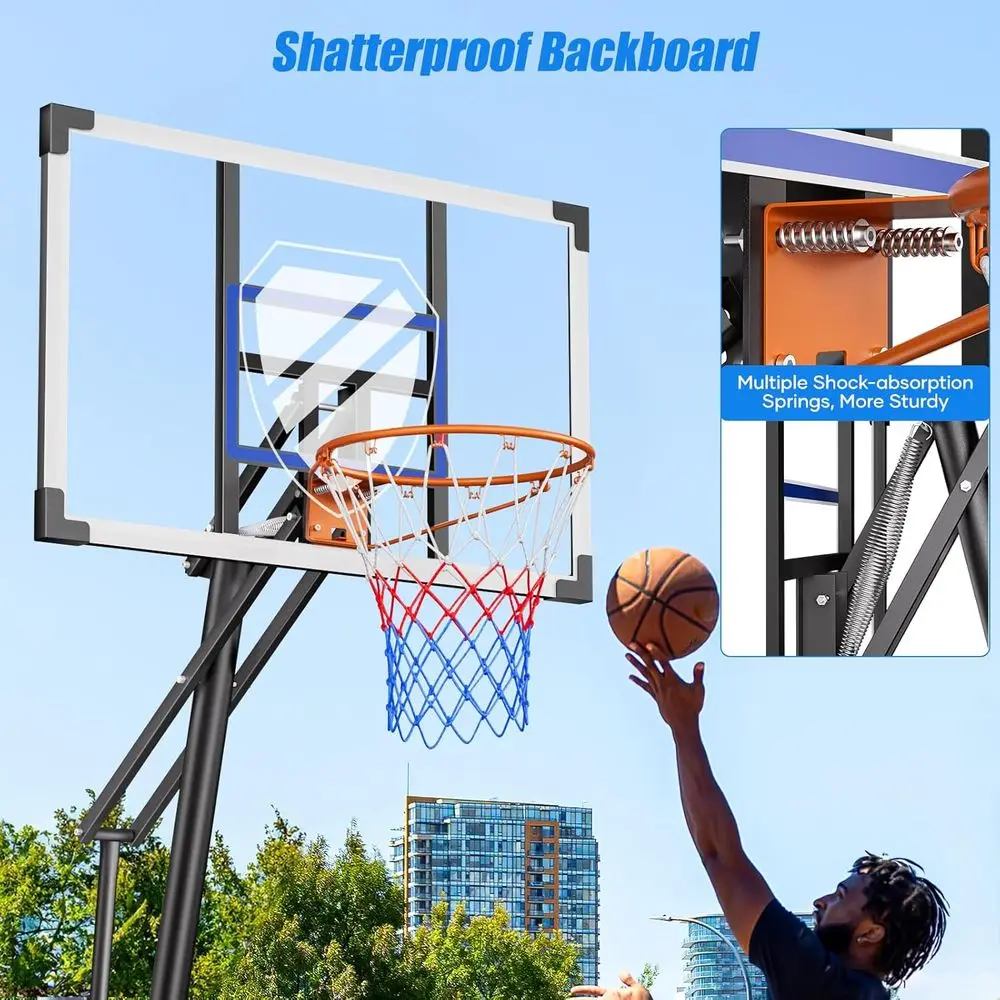 Taşınabilir 44'lük Kırılmaz Aç - Basketball Hoop Outdoor incelemesi ve fiyatı