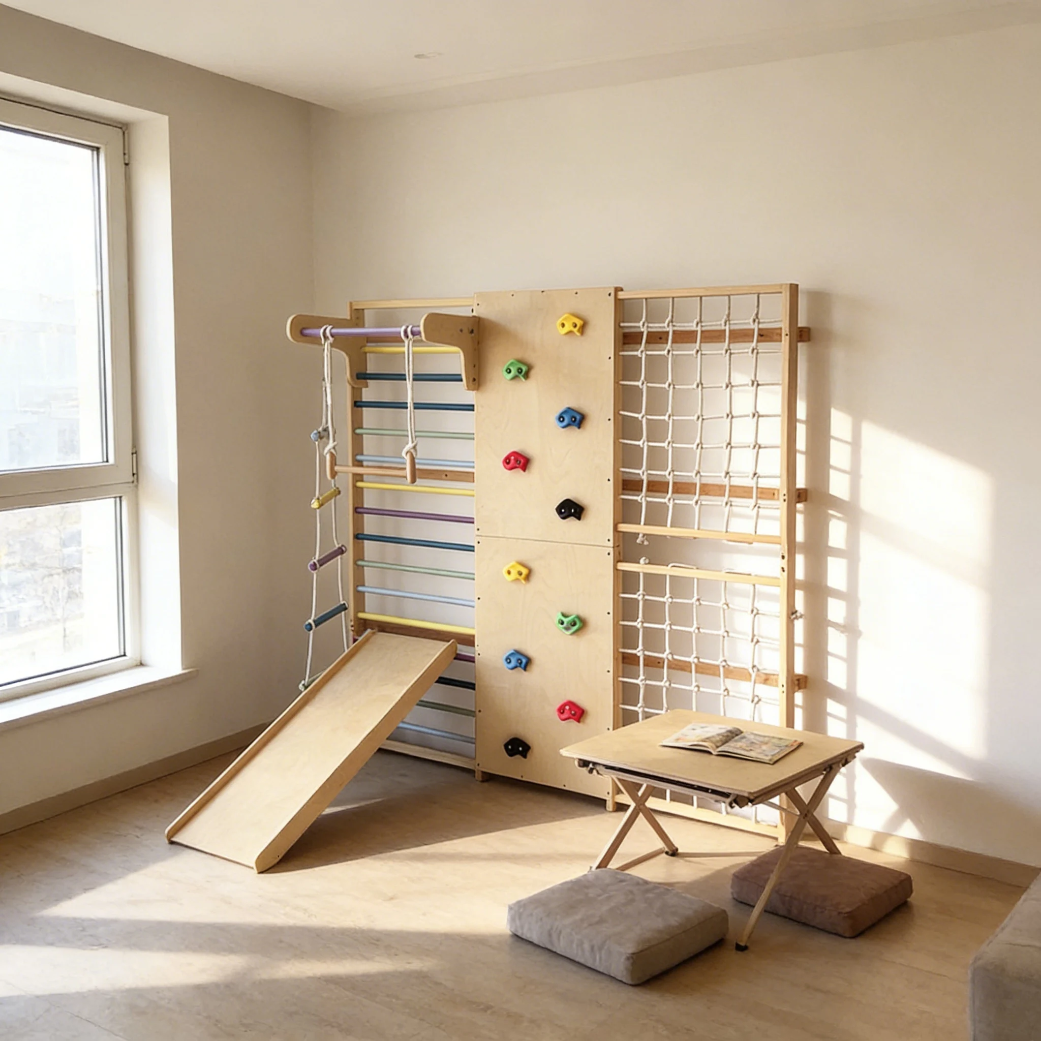 2026 Profesyonel Sınıf Tırmanm - Kids Outdoor Wooden Climbing Frame incelemesi ve fiyatı