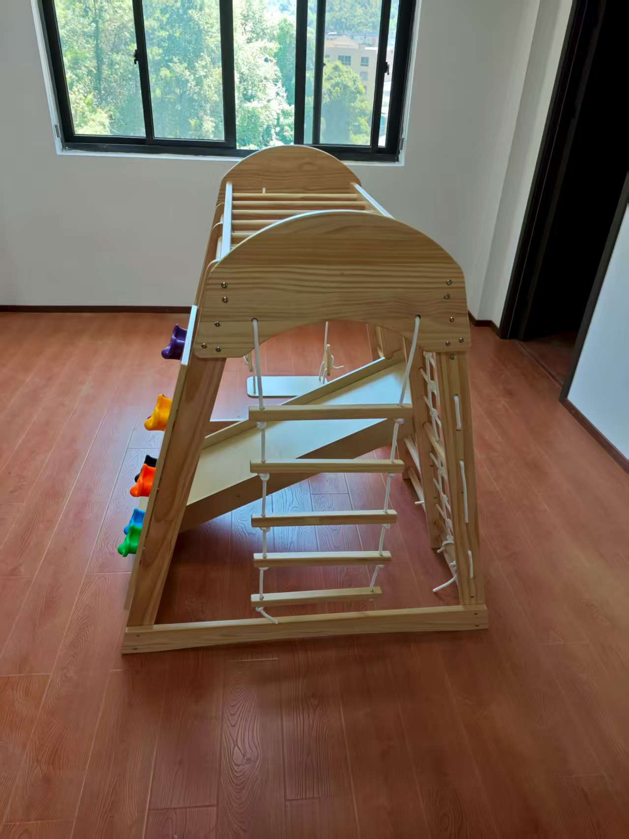 Ahşap Çocuk Tırmanma Çerçevesi - Kids Outdoor Playground incelemesi ve fiyatı