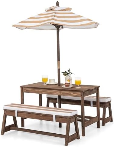 Çocuk Piknik Masası, Çıkarılab - Kids Outdoor Umbrella For Table incelemesi ve fiyatı