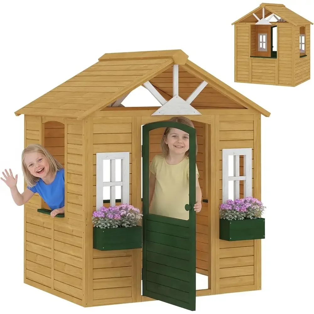 Qaba Açık Hava Oyun Evi, Çalış - Qaba Kids Outdoor Playhouse incelemesi ve fiyatı