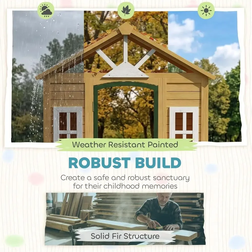 Qaba Açık Hava Oyun Evi, Çalış - Qaba Kids Outdoor Playhouse incelemesi ve fiyatı