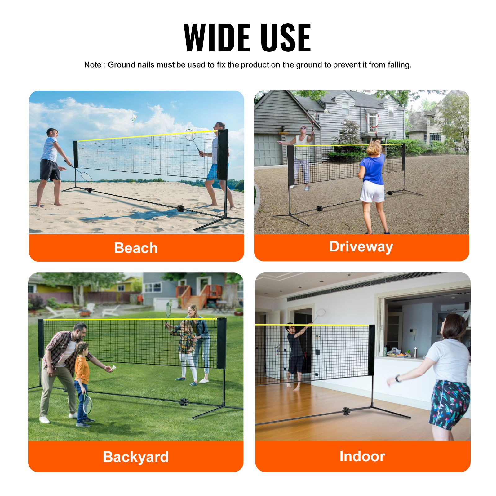 Badminton Filesi, Yüksekliği A - Kids Outdoor Volleyball incelemesi ve fiyatı