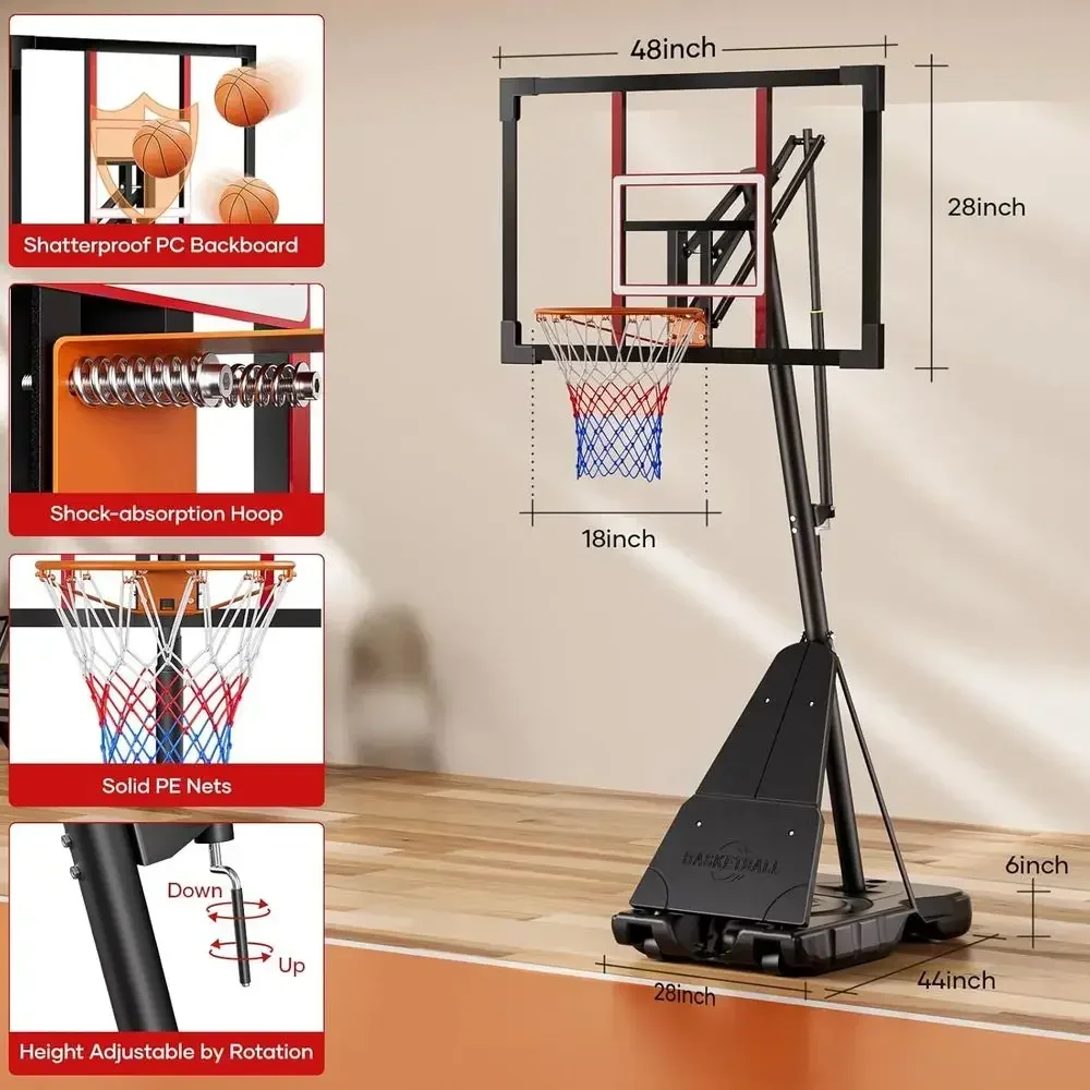 48 İnç Açık Hava Ayarlanabilir - Basketball Hoop Outdoor incelemesi ve fiyatı