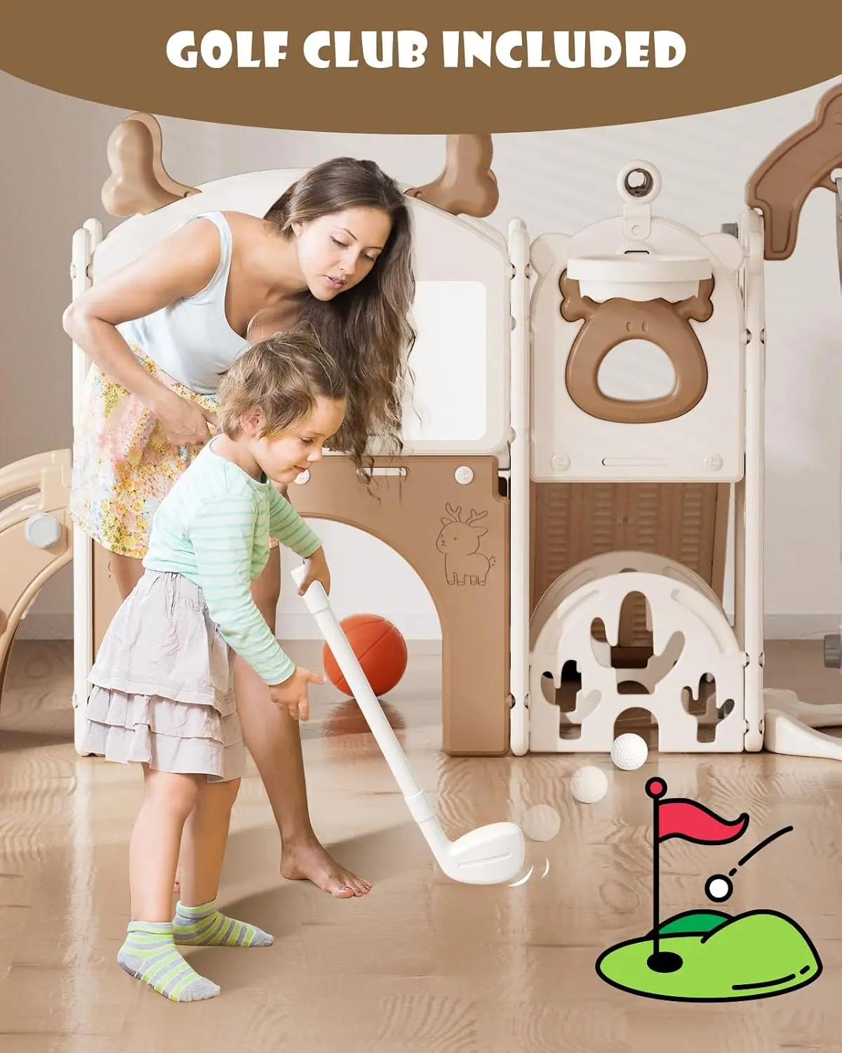 13'ü 1 arada Çocuk Kaydırağı v - Kids Outdoor Swing And Slide incelemesi ve fiyatı