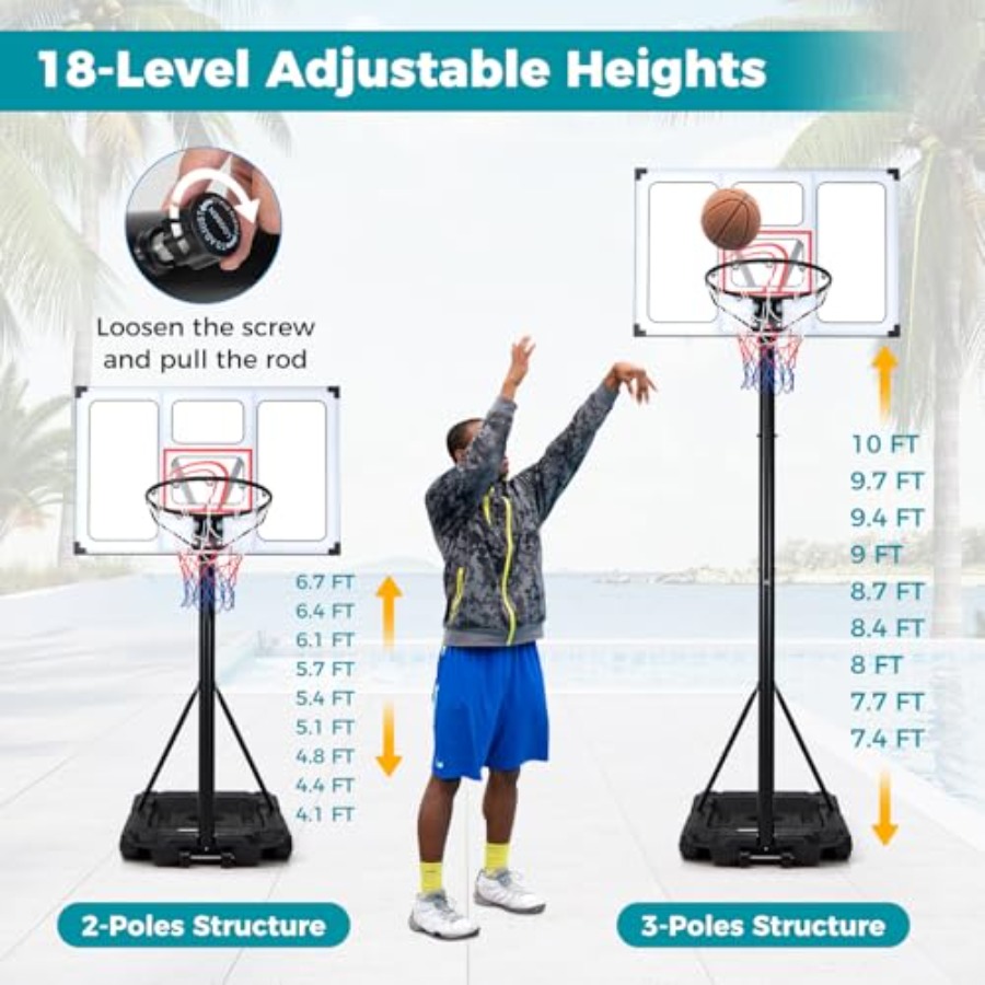 Arka bahçe veya garaj yolu kul - Basketball Hoop Outdoor incelemesi ve fiyatı