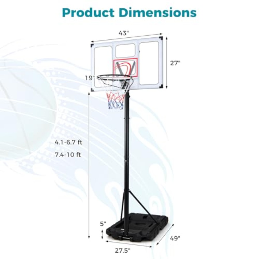 Arka bahçe veya garaj yolu kul - Basketball Hoop Outdoor incelemesi ve fiyatı